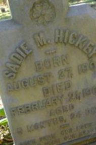 Sadie M Hickey on Sysoon