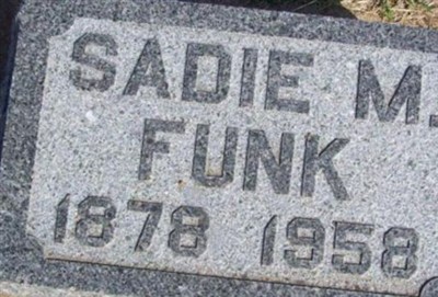 Sadie M. Iliff Funk on Sysoon