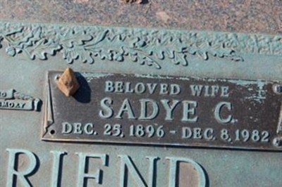 Sadye C. Goodfriend on Sysoon