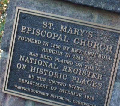 Saint Marys Episcopal Church Cemetery on Sysoon