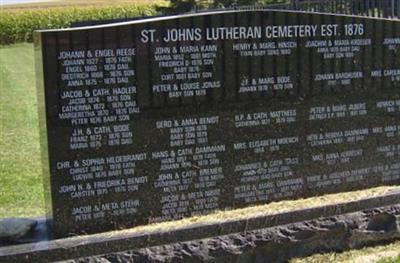 Saint Johns Evangelical Lutheran Cemetery on Sysoon