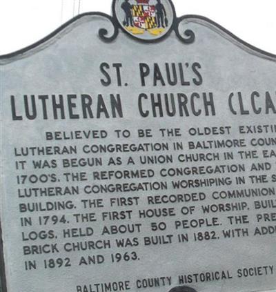 Saint Pauls Evangelical Lutheran Church on Sysoon