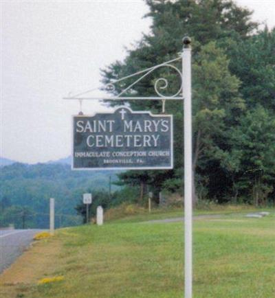 Saint Marys Immaculate Conception Cemetery New on Sysoon