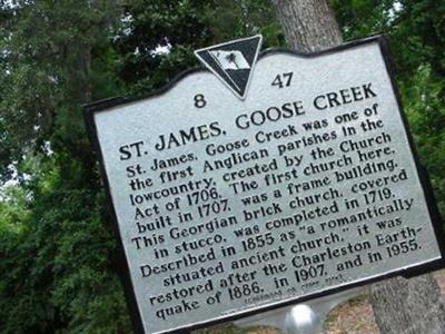 Saint James Goose Creek Cemetery on Sysoon