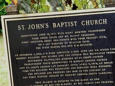 Saint John's Baptist Churchyard on Sysoon