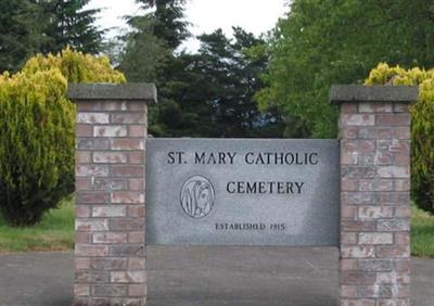 Saint Mary Catholic Cemetery on Sysoon