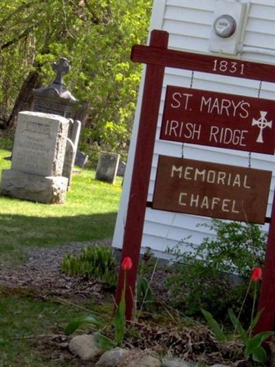 Saint Marys Irish Ridge Cemetery on Sysoon