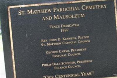 Saint Matthew Cemetery on Sysoon