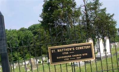 Saint Matthews Cemetery on Sysoon