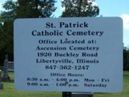 Saint Patrick Cemetery on Sysoon