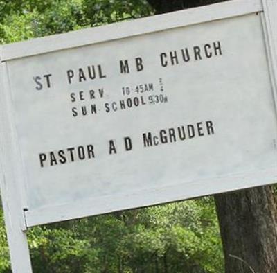 Saint Paul M B Church Cemetery on Sysoon