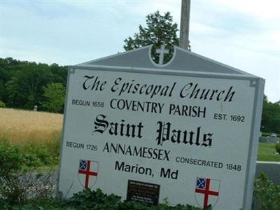 Saint Pauls Cemetery on Sysoon