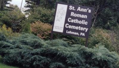 Saint Ann's Roman Catholic Cemetery on Sysoon