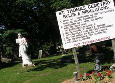 Saint Thomas Catholic Cemetery on Sysoon