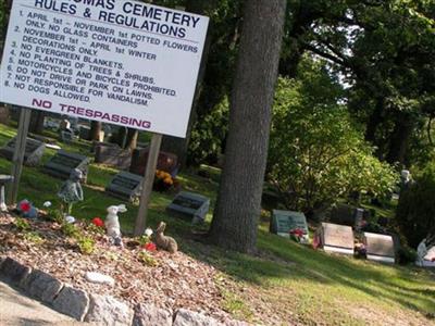 Saint Thomas Cemetery on Sysoon