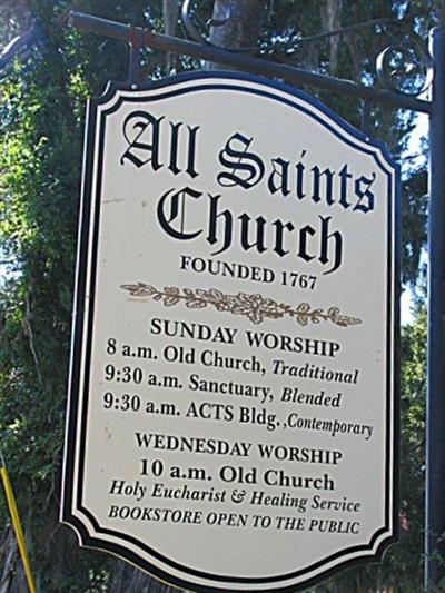 All Saints Episcopal Church Cemetery on Sysoon