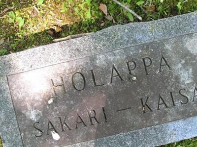 Sakari-Kaisa Holappa on Sysoon