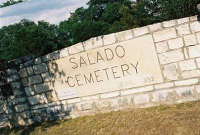 Salado Cemetery on Sysoon