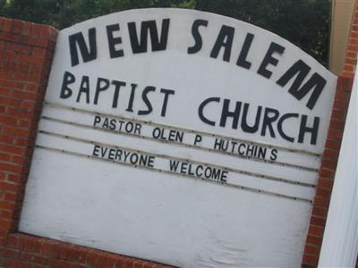 New Salem Baptist Church Cemetery on Sysoon