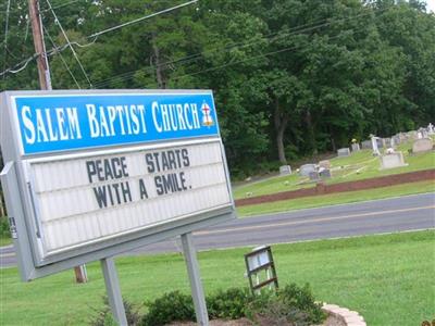 Salem Baptist Church Cemetery on Sysoon