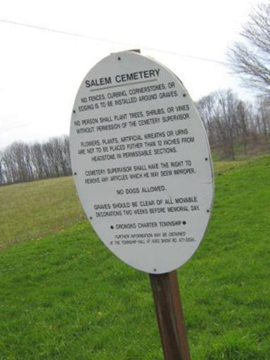 Salem Cemetery on Sysoon