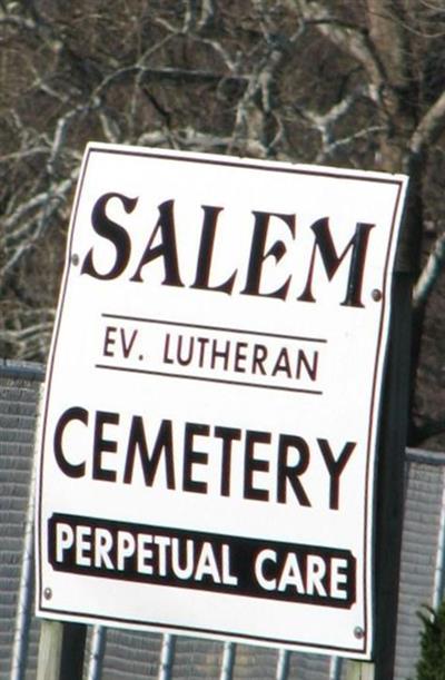 Salem Evangelical Lutheran Cemetery on Sysoon