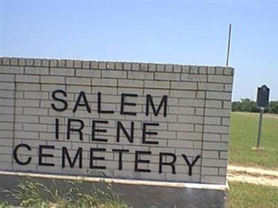 Salem - Irene Cemetery on Sysoon