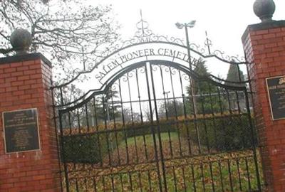 Salem Pioneer Cemetery on Sysoon