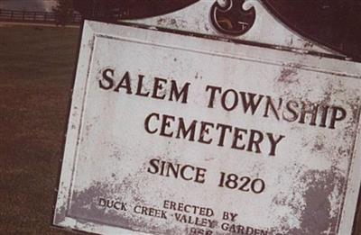 Salem Township Cemetery on Sysoon