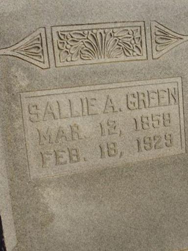 Sallie A Lynch Green on Sysoon