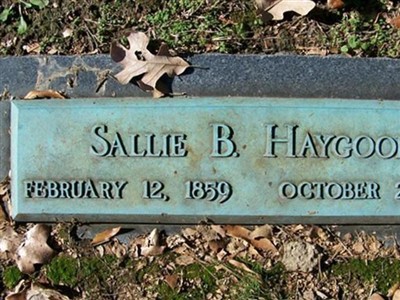 Sallie B. Haygood on Sysoon
