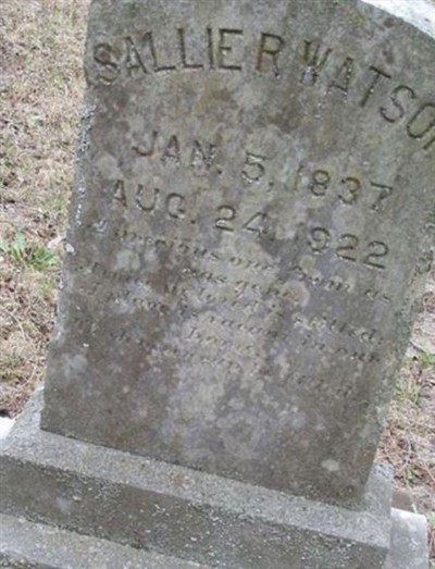 Sallie R. Watson on Sysoon