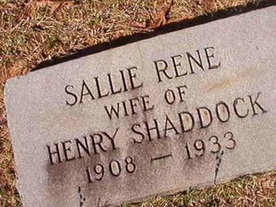 Sallie Rene Walthall Shaddock on Sysoon