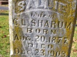 Sallie Sharum on Sysoon