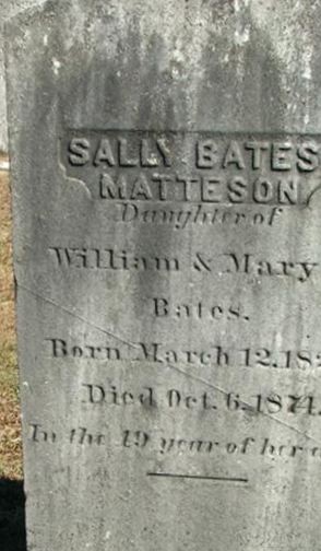 Sally Bates Matteson on Sysoon