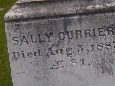 Sally Currier on Sysoon
