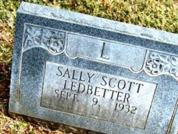 SALLY SCOTT LEDBETTER on Sysoon