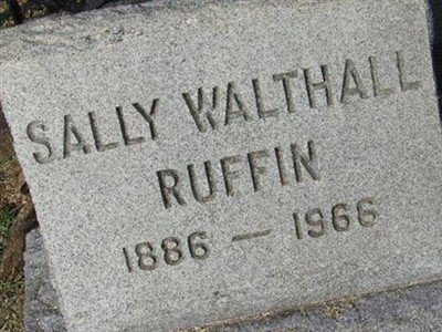 Sally Walthall Ruffin on Sysoon