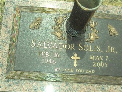 Salvador Solis, Jr on Sysoon