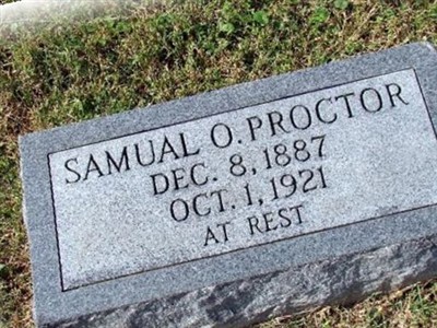Samual O Proctor, Find a grave on Sysoon Samual O Proctor on Sysoon
