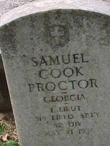 Samuel Cook Proctor on Sysoon