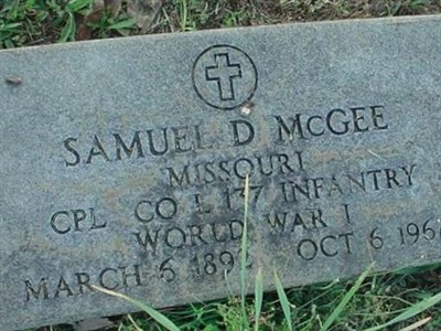 Samuel D McGee on Sysoon
