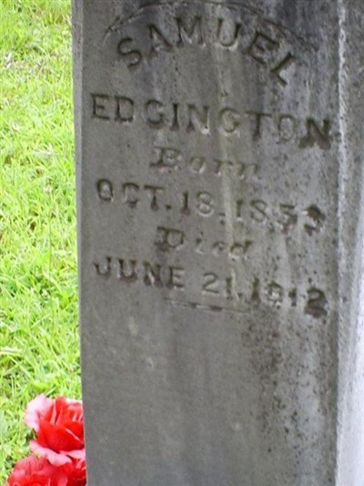 Samuel Edgington on Sysoon