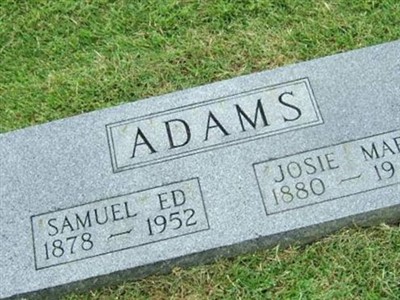 Samuel Edward "Ed" Adams on Sysoon