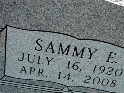 Samuel Ernest "Sammy E" Ellis on Sysoon