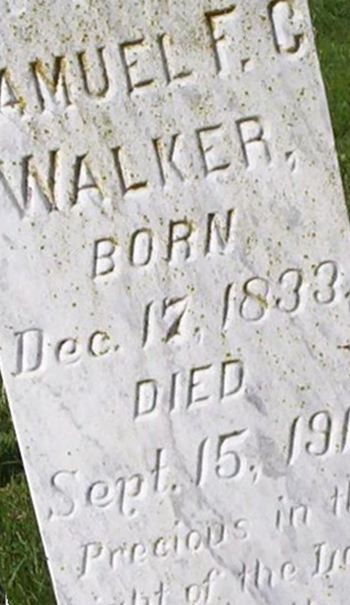 Samuel F.C. Walker on Sysoon