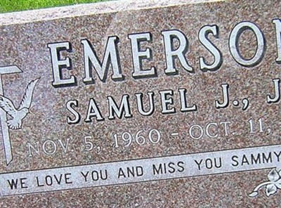 Samuel J Emerson, Jr on Sysoon