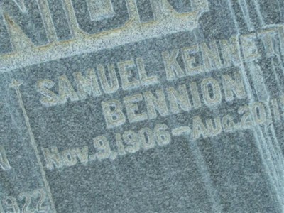 Samuel Kenneth Bennion on Sysoon