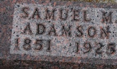 Samuel M Adamson on Sysoon