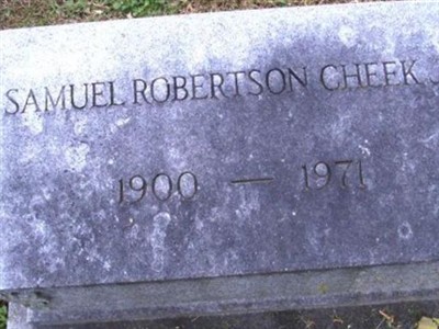 Samuel Robinson Cheek, Jr on Sysoon